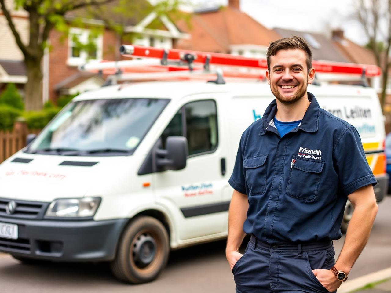 Kraaijenhof Dakbedekking dakdekker met werkbus in Ermelo